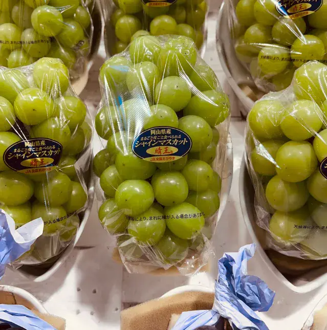 日本岡山晴王 | 香印提子 - 非有機 / 鴻泰生果 / 日本青森縣 / 每 1 份 450克 (1磅)