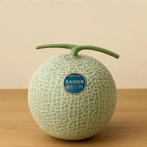 日本北海道雷電蜜瓜(有蒂) (Hokkaido Raiden Honeydew Melon) - 非有機 / 大承食品 / 日本 / 1 個箱 8 千克